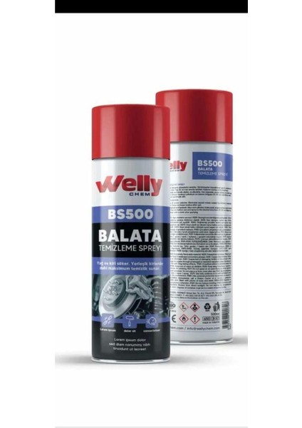 Chem Balata Temizleme Spreyi - Metal Yüzeyler İçin Yağ ve Kir Temizleyici, 500 ml, Kırmızı Kapak fiyatları