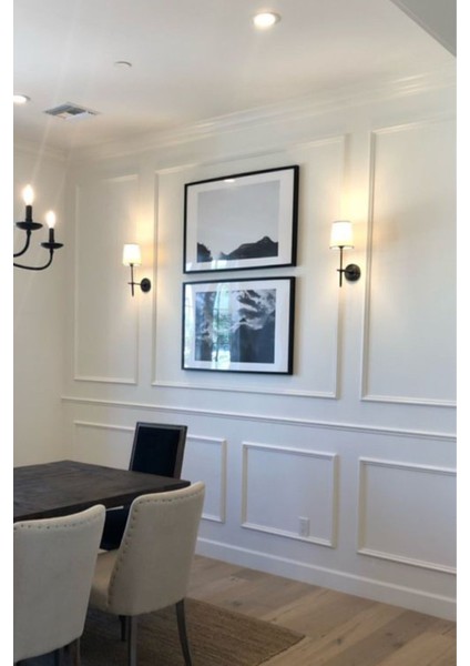 Uygun Fiyatlı, Darbeye Dayanıklı ve Boyanabilir Polistren Duvar Çıtası 2,5×240 cm - 5 Adet