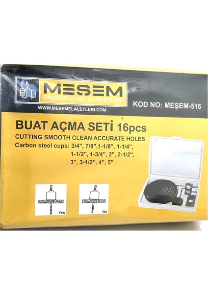 16 Parça Buat Açma Seti fiyatları