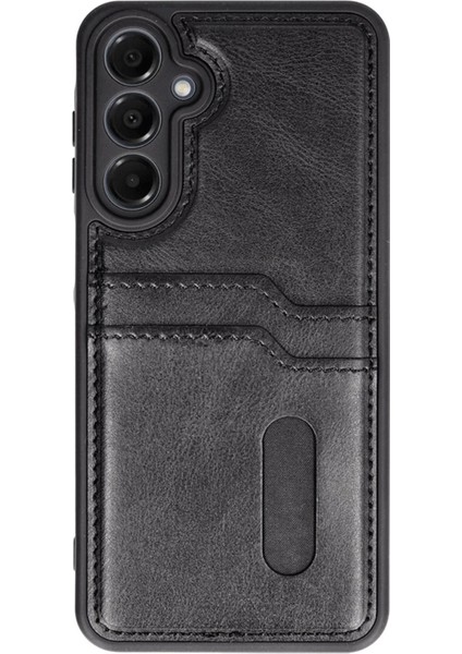 Newface Samsung Galaxy A16 5g Kılıf Sara Kartvizitli Deri Kılıf - Siyah fiyatları