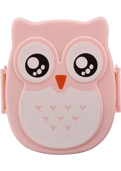 Taşınabilir Plastik Çocuk Öğrenciler Öğle Yemeği Kutusu Bento Kutusu Gıda Kabı Karton Yemek Takımı Çatal Bıçak Takımı Gıda Kabı (Yurt Dışından)