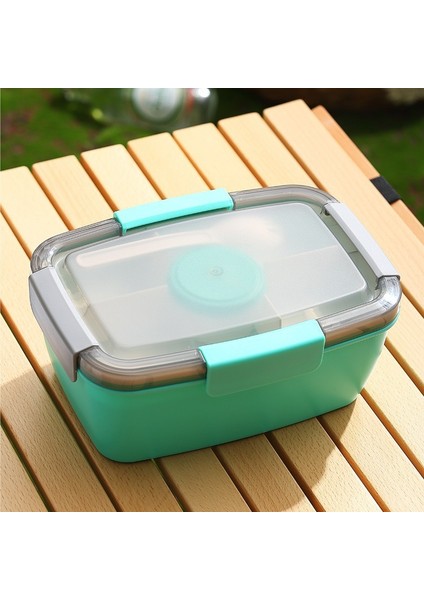 1100ML/1500ML Taşınabilir Öğle Yemeği Kutusu Konteyneri 2 Katmanlı Izgara Salata Kasesi Bento Kutuları Salata Kaseleri Öğle Yemeği Kutusu (Yurt Dışından)