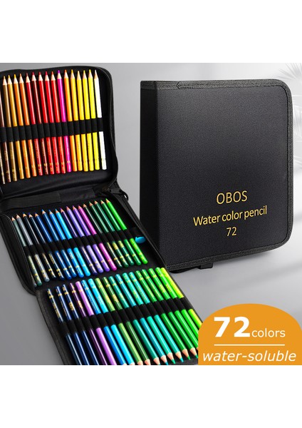 48/72/120 Parça Renkli Kalem Seti Suluboya Eskiz Kalemleri Kutulu Profesyonel Eskiz Sanat Malzemeleri (Yurt Dışından)