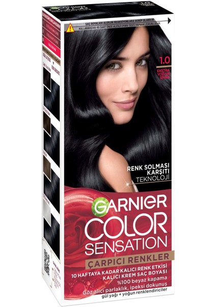 Amonyaksız Siyah Saç Boyası - 1.0 Beyaz Kapatma, Uzun Süre Kalıcı ve Canlı Renkler ile Saçlarınıza Canlılık Katın modelleri