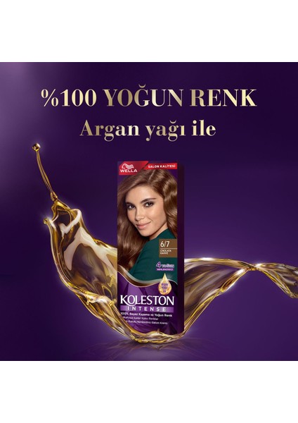Intense Amonyaklı Saç Boyası - Çikolata Karamel Krem Formülü, Yoğun Renk Koruma Özelliği fırsatları