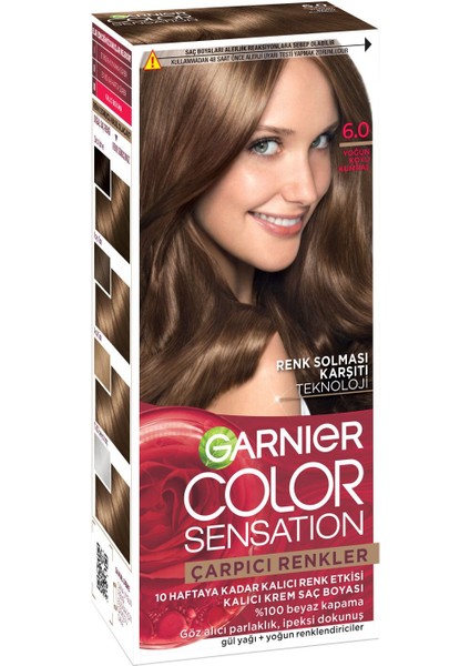 Koyu Kumral Amonyaklı Saç Boyası 6.0 - Derin Renk Etkisi fiyatları