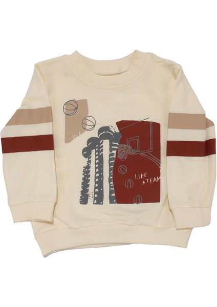 Erkek Bebek Kiremit Bej Şişme Yelekli Önü Kapalı Cepli 3'lü Takım fiyatları