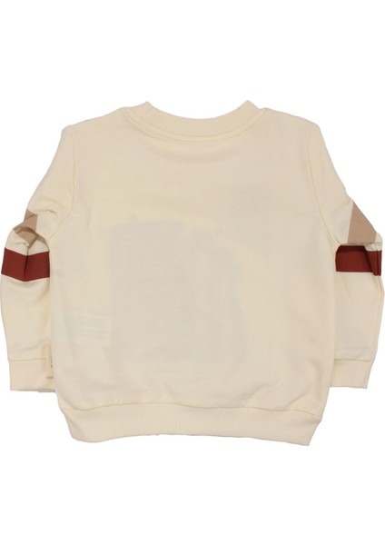 Erkek Bebek Kiremit Bej Şişme Yelekli Önü Kapalı Cepli 3'lü Takım modelleri