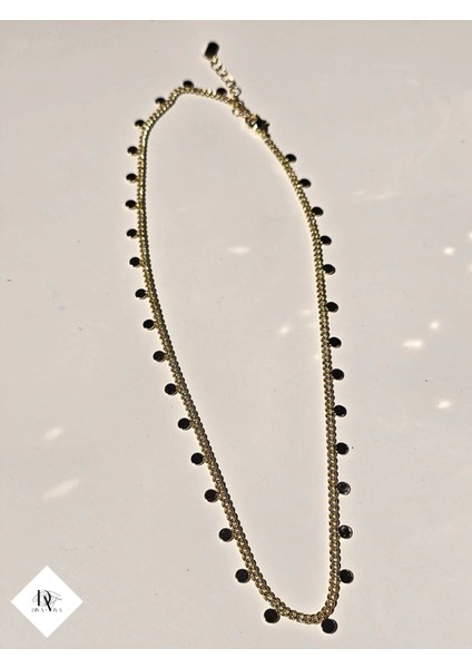 - Aurelia - Ezme Pul Detaylı Gold Kaplama Kadın Kolye fiyatları