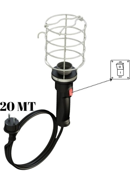 Baladoz El Lambası Kablolu 20 mt MPL20M fiyatları