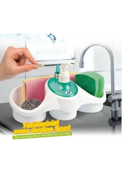 Renkli Deterjanlı Süngerlik, Pratik Bulaşık Süngerliği, Kullanışlı ve Şık Tasarım indirimleri
