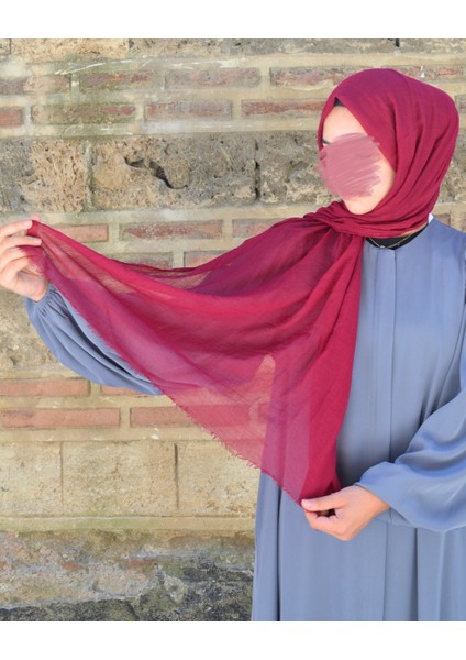 Konfor Bambu Şal Bordo– Tok Duruşlu, Kaymaz