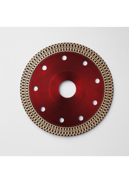 Turbo Kanallı Elmas Testere Kesim Kesici Çapaksız Seramik Mermer Granit Diski 115X22.23 mm 4.5 Inç
