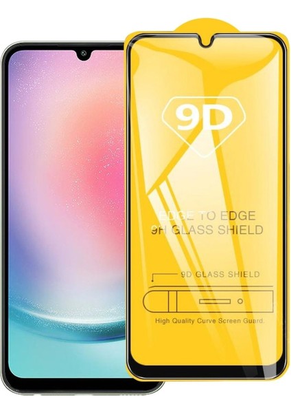 Samsung A24 Uyumlu 9d Pro Maxi Glass Tam Kaplayan Ekran Koruyucu