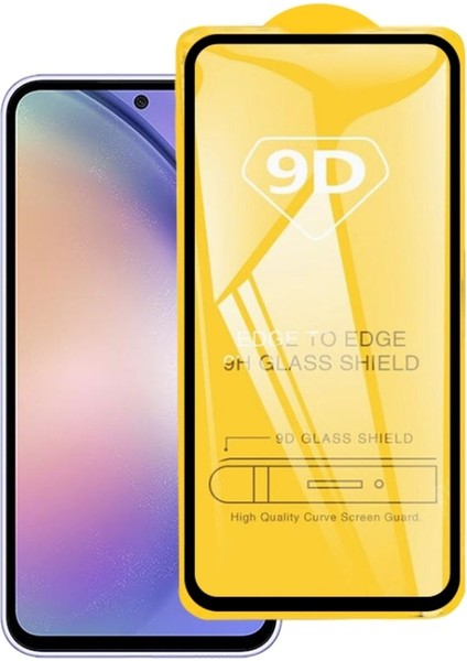 Samsung A54 Uyumlu 9d Pro Maxi Glass Tam Kaplayan Ekran Koruyucu