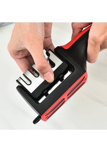 Pratik 4 Oluklu Dayanıklı Bıçak Bileme Aracı, Kolay Kullanım indirimleri