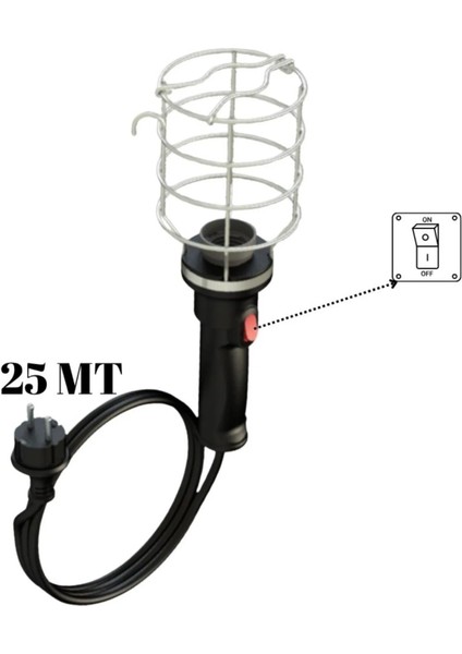 Baladoz El Lambası Kablolu 25 mt MPL25M fiyatları