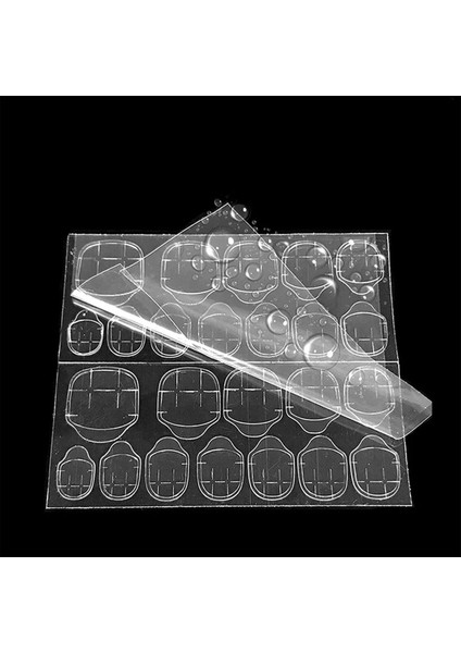 240 Adet Takma Tırnak Yapıştırıcı - Kolay Uygulama, Mavi Renk, Profesyonel Kalite