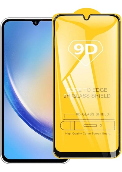 Samsung A34 Uyumlu 9d Pro Maxi Glass Tam Kaplayan Ekran Koruyucu
