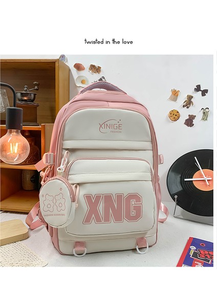 Öğrenci Bozuk Para Cüzdanı Sırt Çantası Büyük Kapasiteli Ortaokul Öğrenci Sırt Çantası (Yurt Dışından)