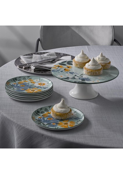 Floral 7 Parça Pasta Takımı modelleri