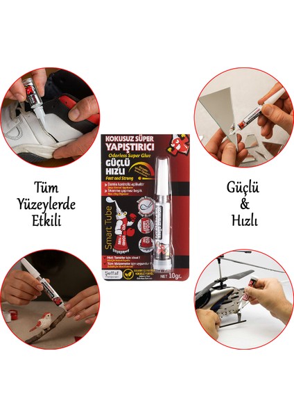 Süper Yapıştırıcı Kokusuz Çok Amaçlı Hızlı Kuruyan Şeffaf Renk Çabuk Donar Japon Yapıştırıcı 1 Adet modelleri