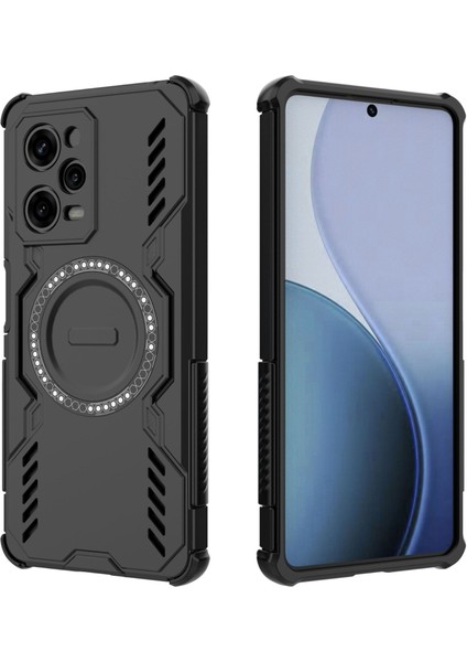 Xiaomi Redmi Note 12 Pro 5g Manyetik Telefon Kılıfı, Güçlü Manyetik Isı Dağıtıcı Telefon Kılıfı Kapağı Xiaomi Redmi Note 12 Pro 5g (Yurt Dışından)