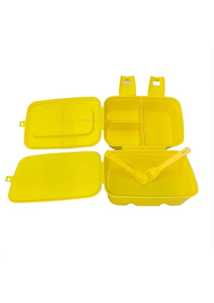 Renkli ve Iki Katlı Bölmeli Pratik Beslenme Kutusu modelleri