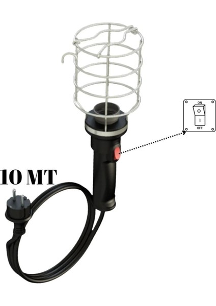 Baladoz El Lambası Kablolu 10 mt MPL10M fiyatları