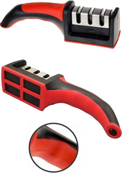 Elmas Uçlu Profesyonel Bıçak Bileme Aleti ve Mutfak Makası Seti fırsatları