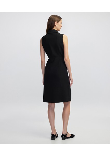 Asimetrik Düğmeli Elbise IW6250002140001 fırsatları