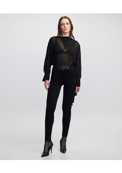 Suni Deri Kemer Tokalı Pantolon IW6250003156001