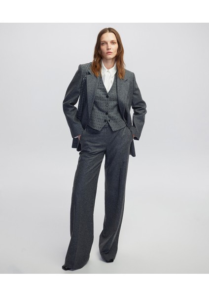 Cutout Detaylı Pantolon IW6250003081036