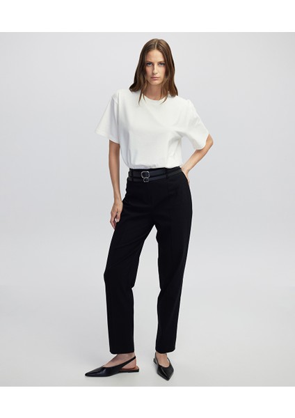 Çift Kemerli Carrot Fit Pantolon IW6250003158001