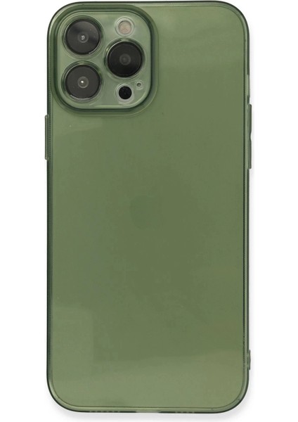 Newface iPhone 13 Pro Kılıf Fly Lens Silikon - Yeşil