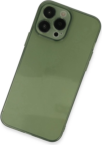 Newface iPhone 13 Pro Kılıf Fly Lens Silikon - Yeşil modelleri