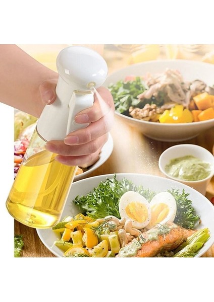 Cam Sprey Yağ Püskürtücü, 200ML, Beyaz, Pratik ve Hijyenik Kullanım fırsatları