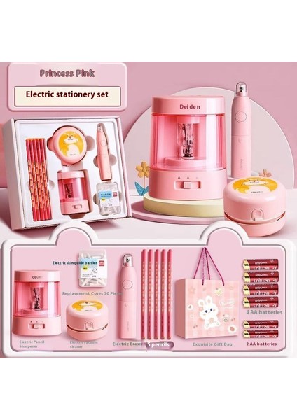 Okula Başlarken Süper Set! Deli Çocuk Kırtasiye Seti - Ilkokul Öğrencileri Için Mükemmel Hediye (Kız/erkek) (Yurt Dışından)