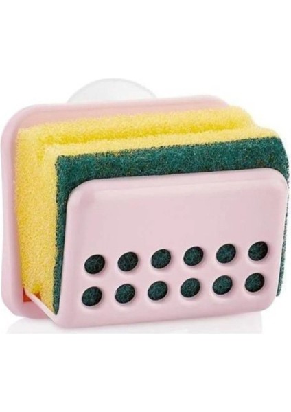 Çok Renkli Vantuzlu Bulaşık Sünger Askısı, Pratik ve Şık Mutfak Gereci fırsatları