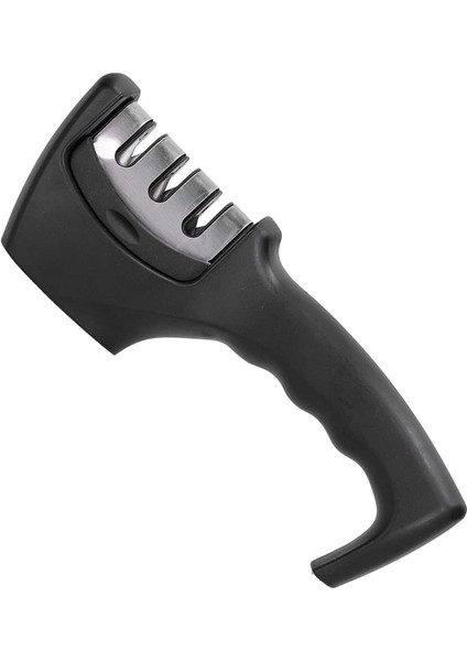 Çok Aşamalı Ayaklı Bıçak Bileme Aracı, Pratik ve Etkili Keskinleştirme Sağlar.