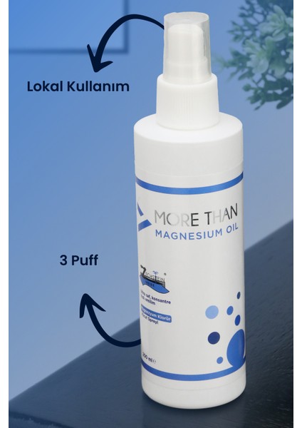 Magnezyum Yağı - Kas ve Eklem Rahatlatıcı Etki, 200 ml, Unisex, Doğal Zechstein Deniz Tuzu ile Zenginleştirilmiş