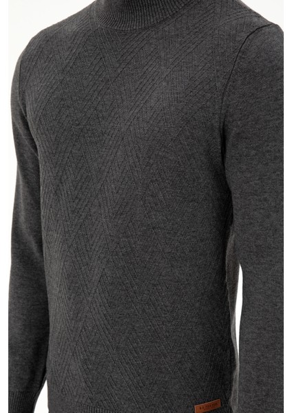 Erkek Antrasit Melanj Kazak /Triko 50297038-VR081