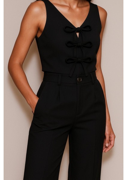 Ip Detaylı Kumaş Ceket & Pantolon Takım modelleri