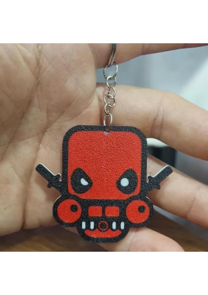 Mini Deadpool Sevimli Figür Karakter Anahtarlık