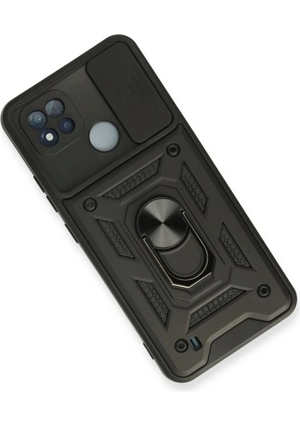 Newface Realme C11 2021 Kılıf Pars Lens Yüzüklü Silikon - Siyah fiyatları