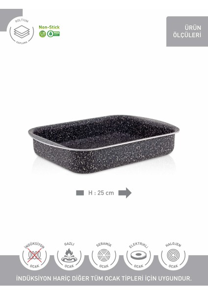 Lavilla Prime Granit 25 cm Fırın Tepsi modelleri