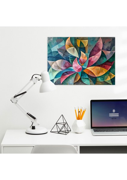 Pastel Kübist Çiçek Aranjmanı Kanvas Tablo - Pablo Picasso Kanvas Tablo Duvar Dekorasyonu Kanvas Sanatı fiyatları