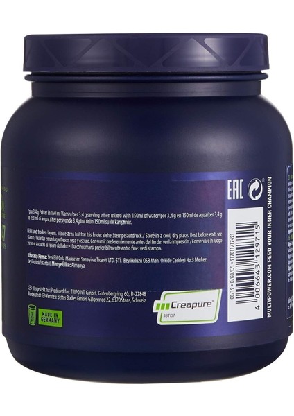 Mikronize KreaTİN Tozu 500 gr - Almanya Menşeli Creapure İçerikli Vitamin Takviyesi, 166 Servis modelleri