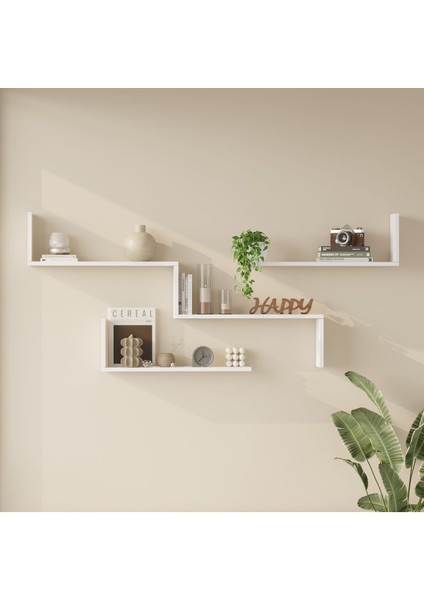 Shelf 28 Duvar Rafı Beyaz WL28-W