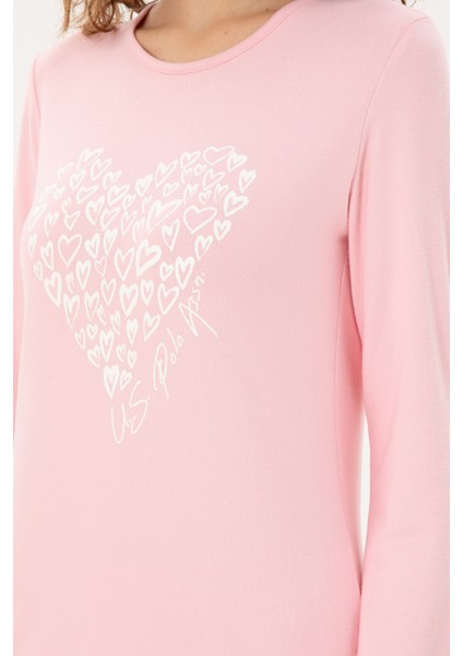 Kadın Pembe Pijama Takım 50303414-VR041